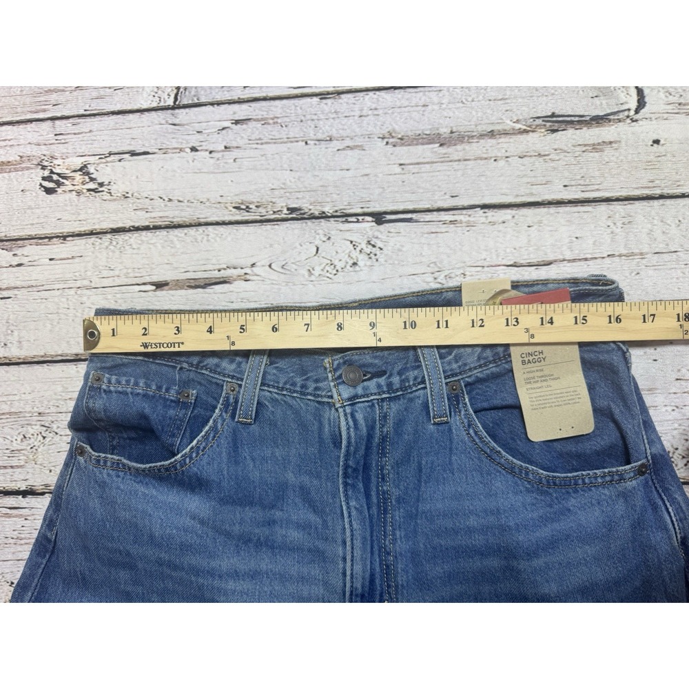 Levi Cinch Baggy Jeans Womens 31x31 Medium Wash Loose Wide Leg NWT - Picture 6 of 11